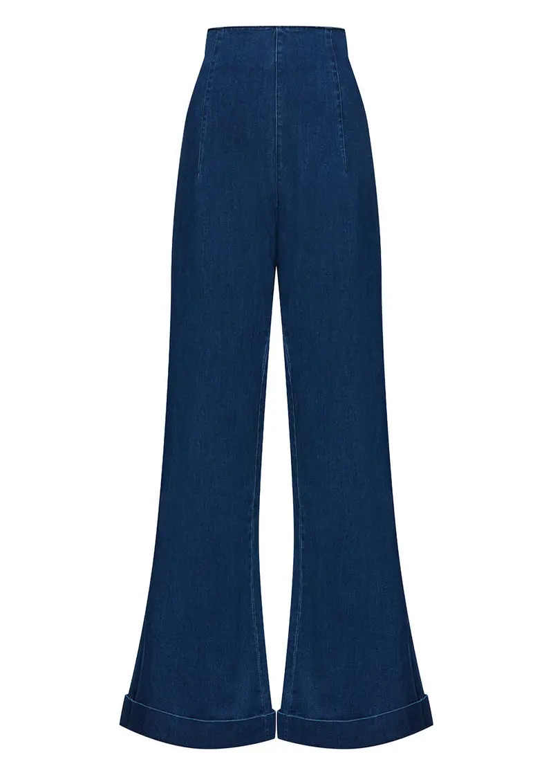 Succubus Clothing Kisha Jeans Pants Navy