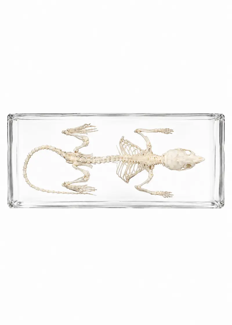 Succubus Curiosities Mouse Skeleton in Resin