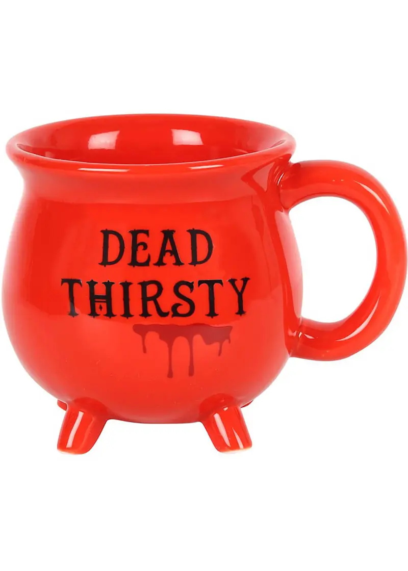 Succubus Dead Thirsty Cauldron Mug Cup Red