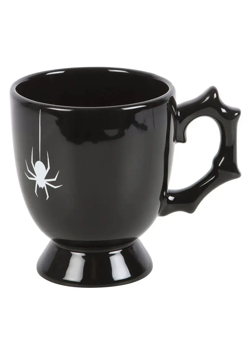 Succubus Home Batwing Spider Teacup Black