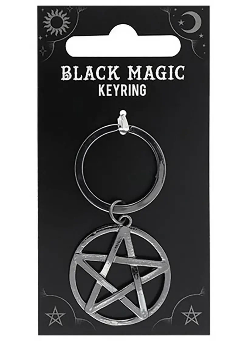 Succubus Home Black Magic Pentagram Keychain