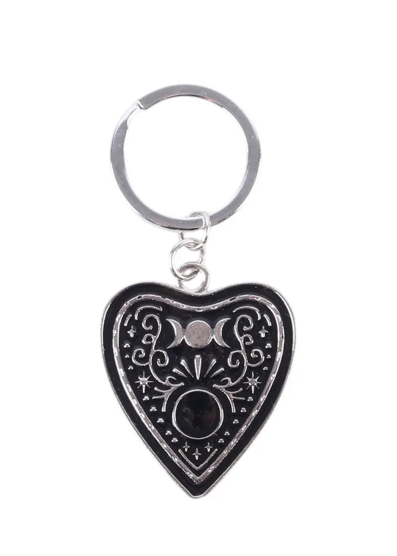 Succubus Home Black Planchette Keychain