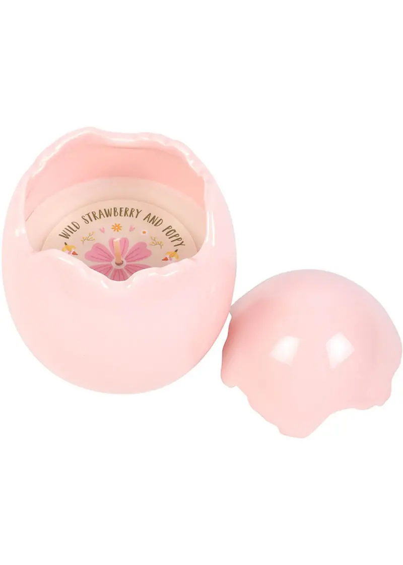Succubus Home Egg Shell Scented Candle Pink