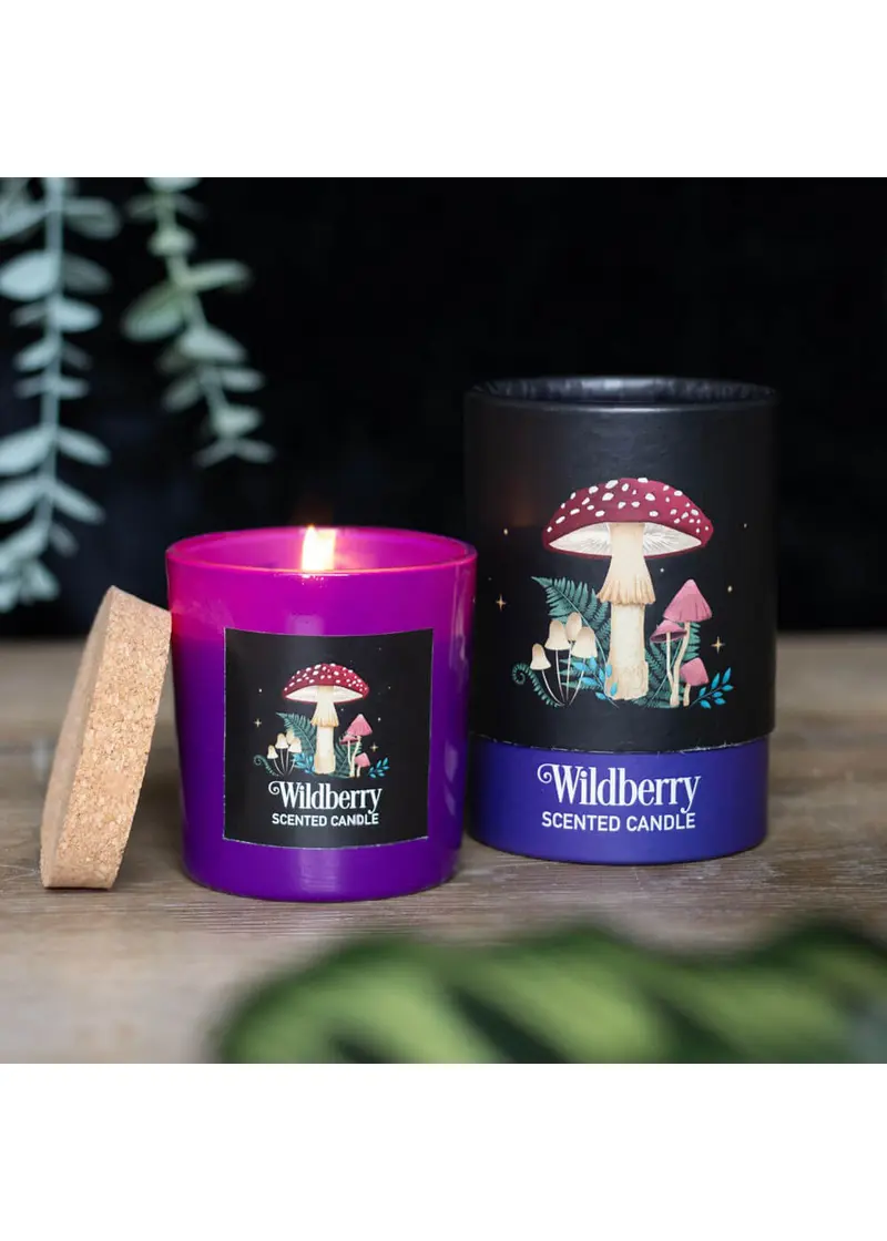 Succubus Home Forest Mushroom Scented Candle Wild Berries