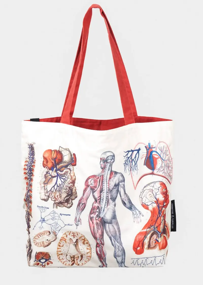 Succubus Home Human Anatomy Shopper Bag
