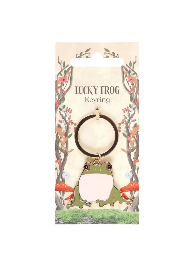 Succubus Home Lucky Frog Green Keychain