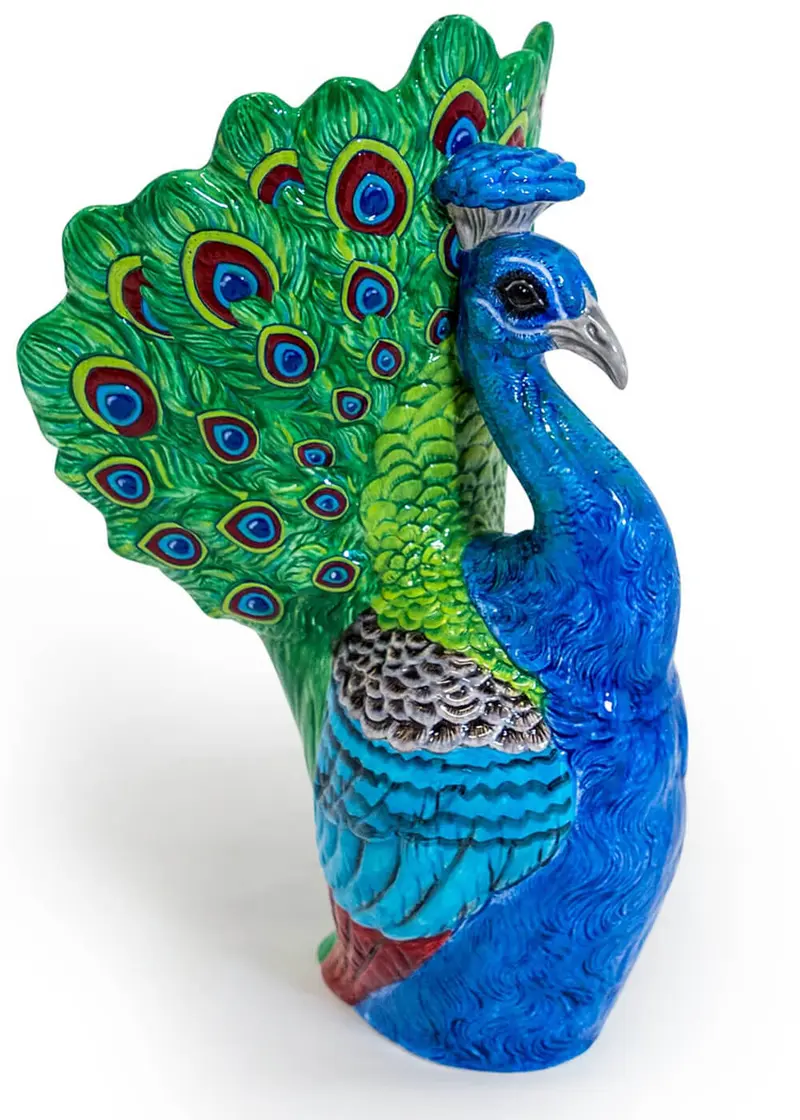 Succubus Home Peacock Ceramic Vase