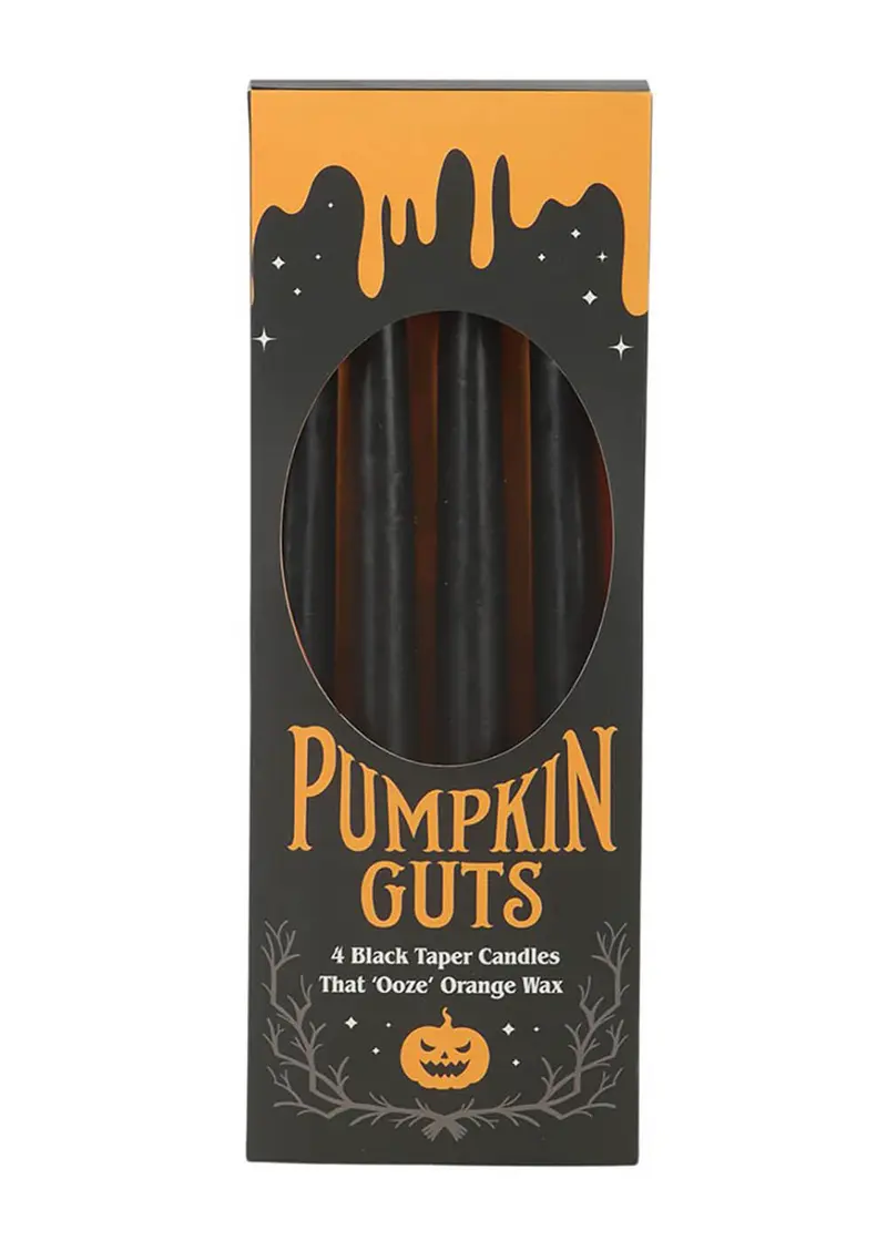 Succubus Home Pumpkin Guts Oozing Taper 4 Candles