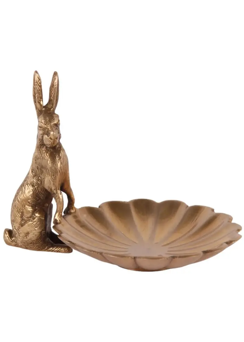 Succubus Home Rabbit Deco Plate Copper