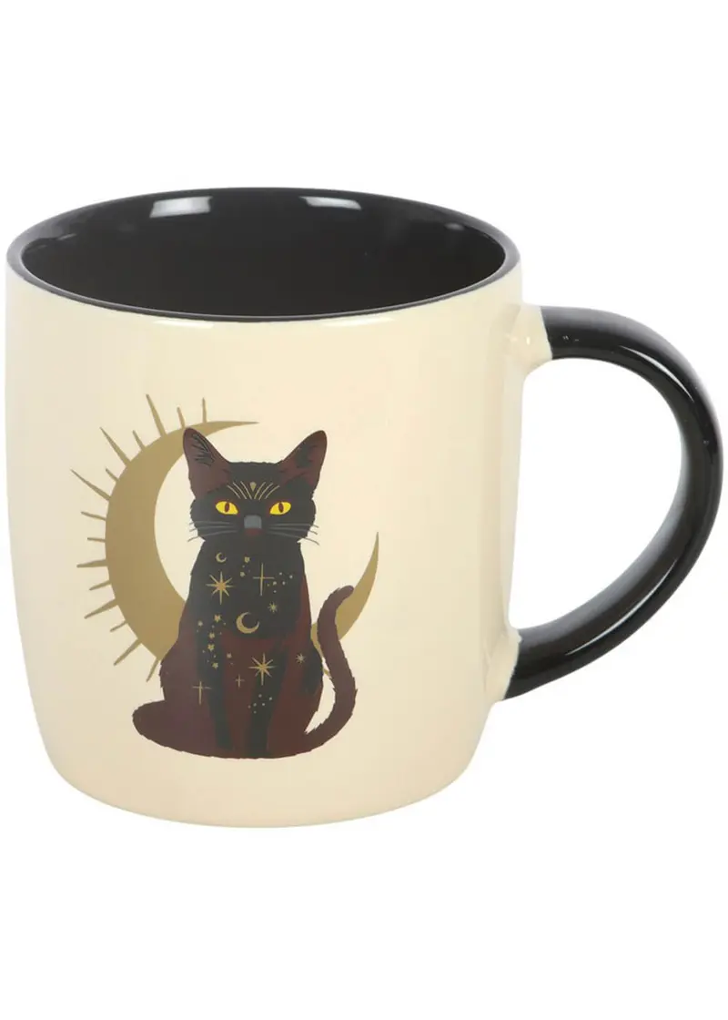 Succubus Home Sitting Magick Black Cat Mug