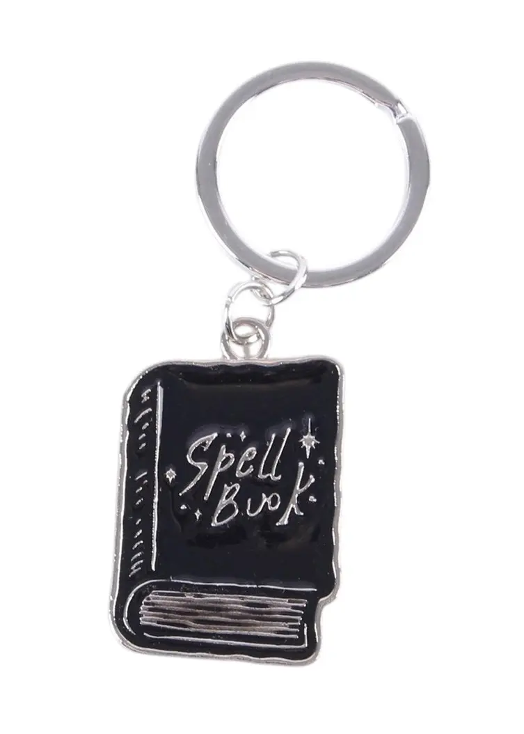 Succubus Home Spell Book Keychain Black
