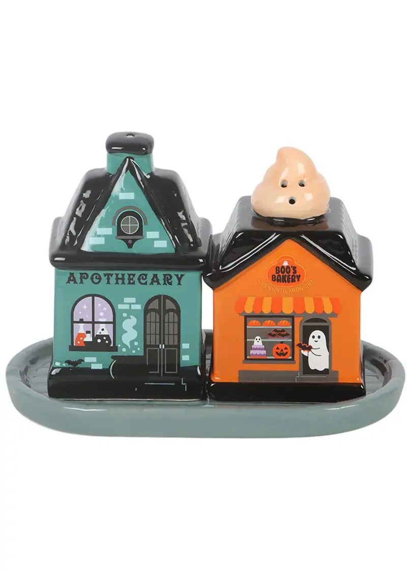 Succubus Home Spooky Street Salt & Pepper Shaker Set