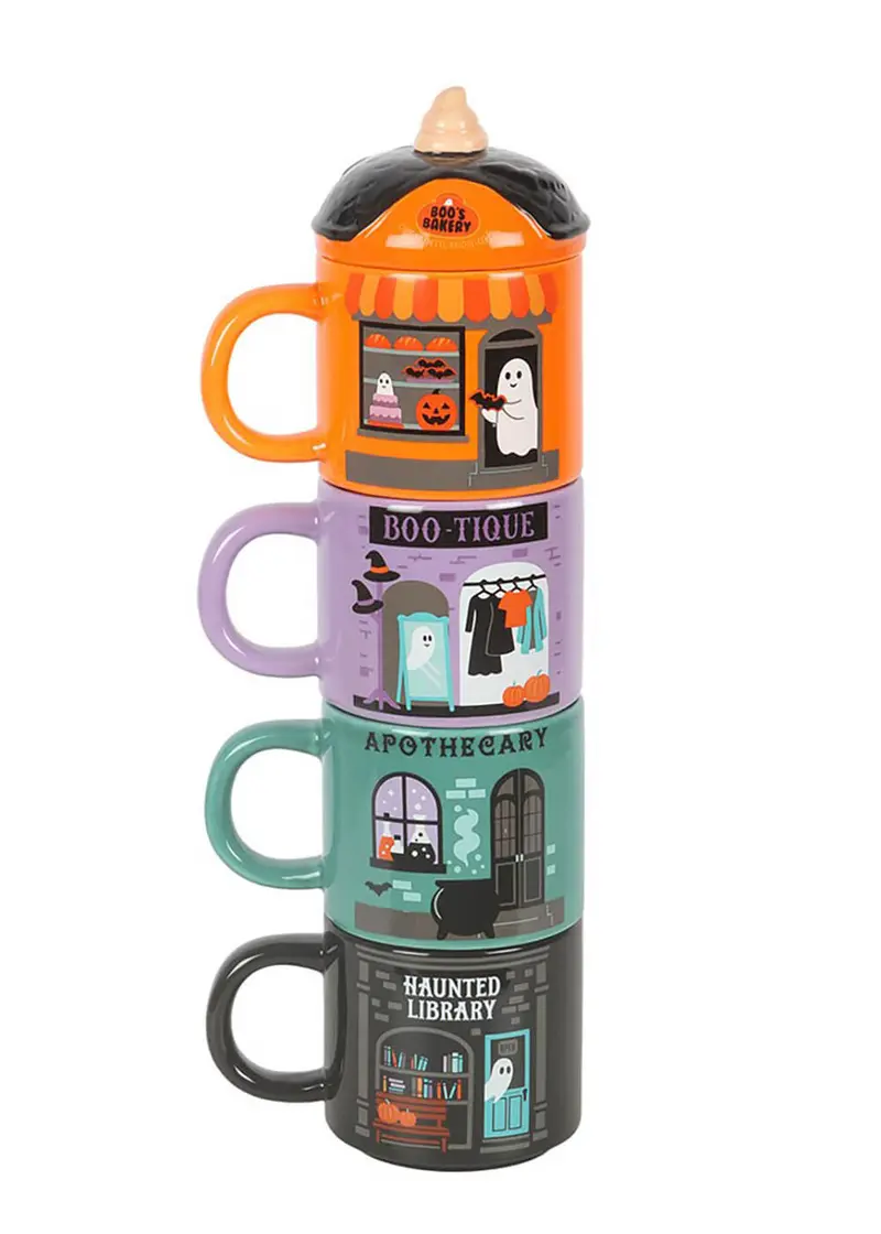 Succubus Home Spooky Street Stackable Cup Mug Set