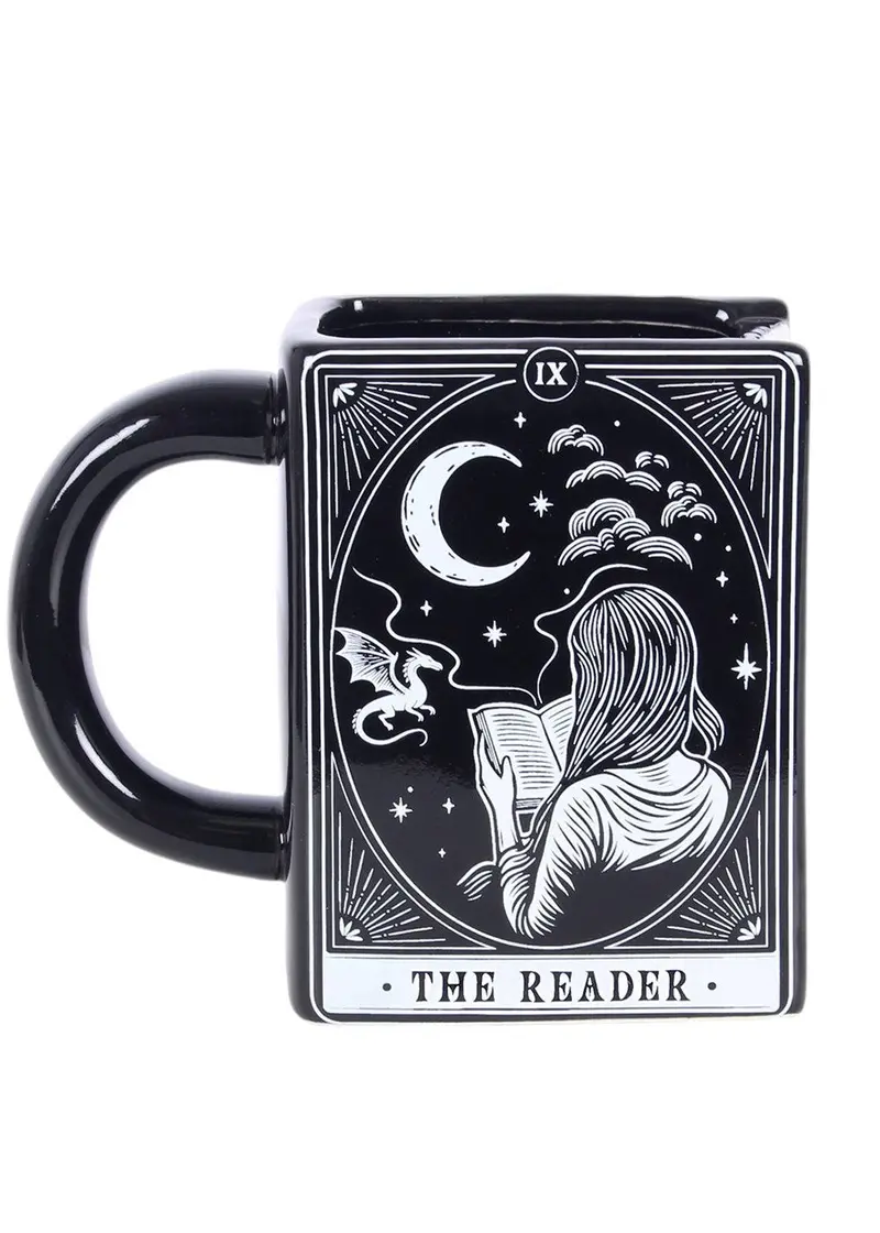 Succubus Home The Reader Book Mug Black