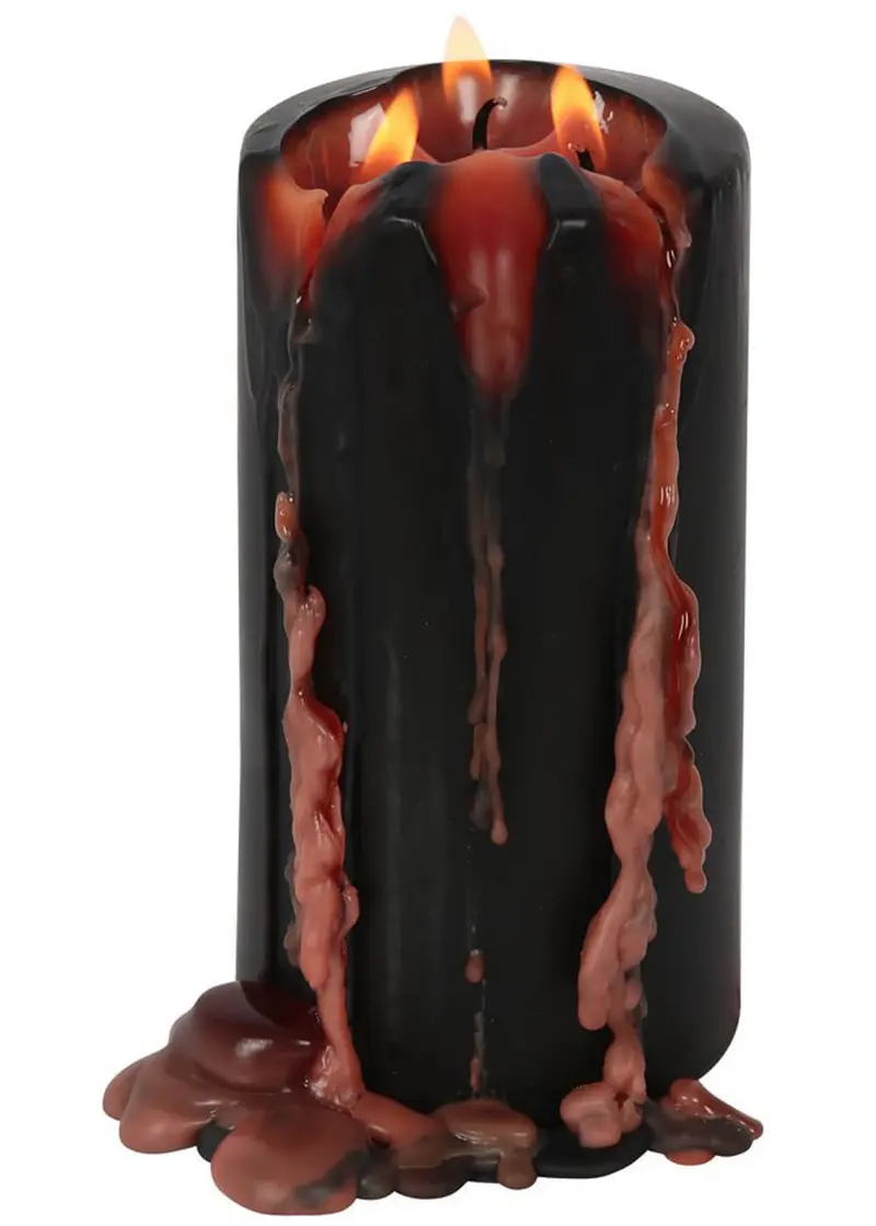 Succubus Home Vampire Blood Pillar Candle 15 cm Black