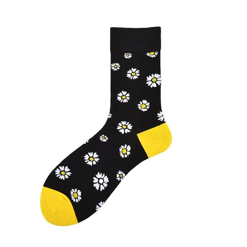 Sunny Daisy Crew Socks