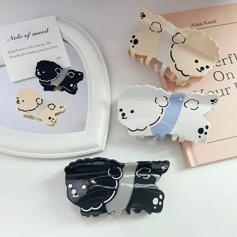 Sweater Puppy Claw Clip (3 Colours)