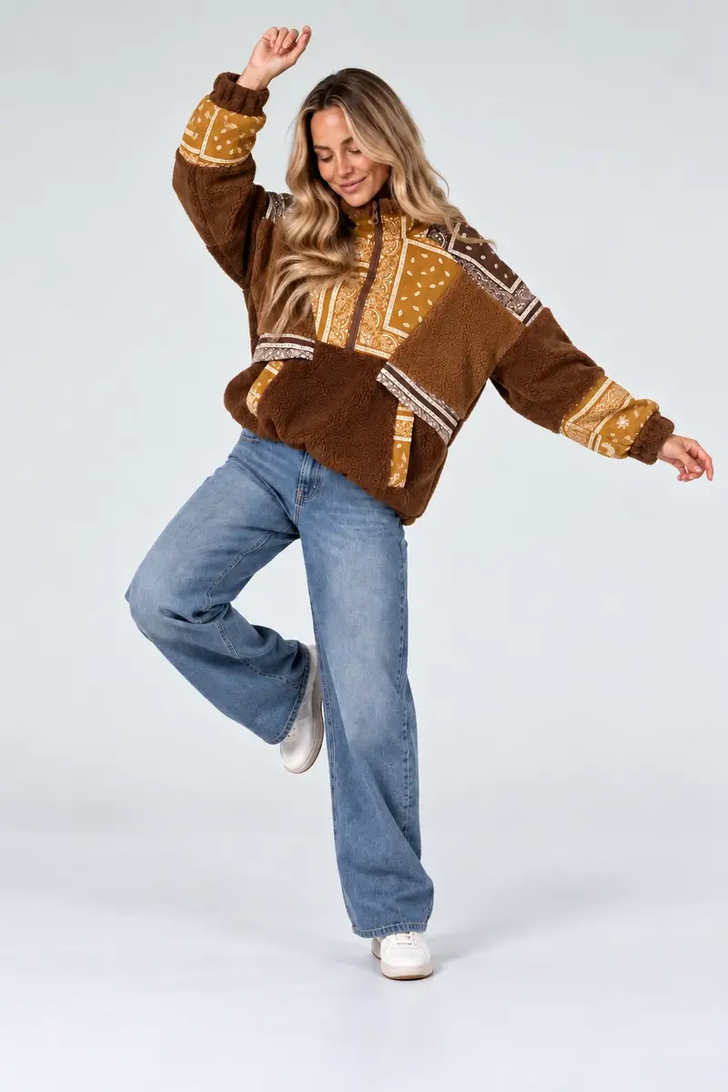Sweater Teddy Cognac