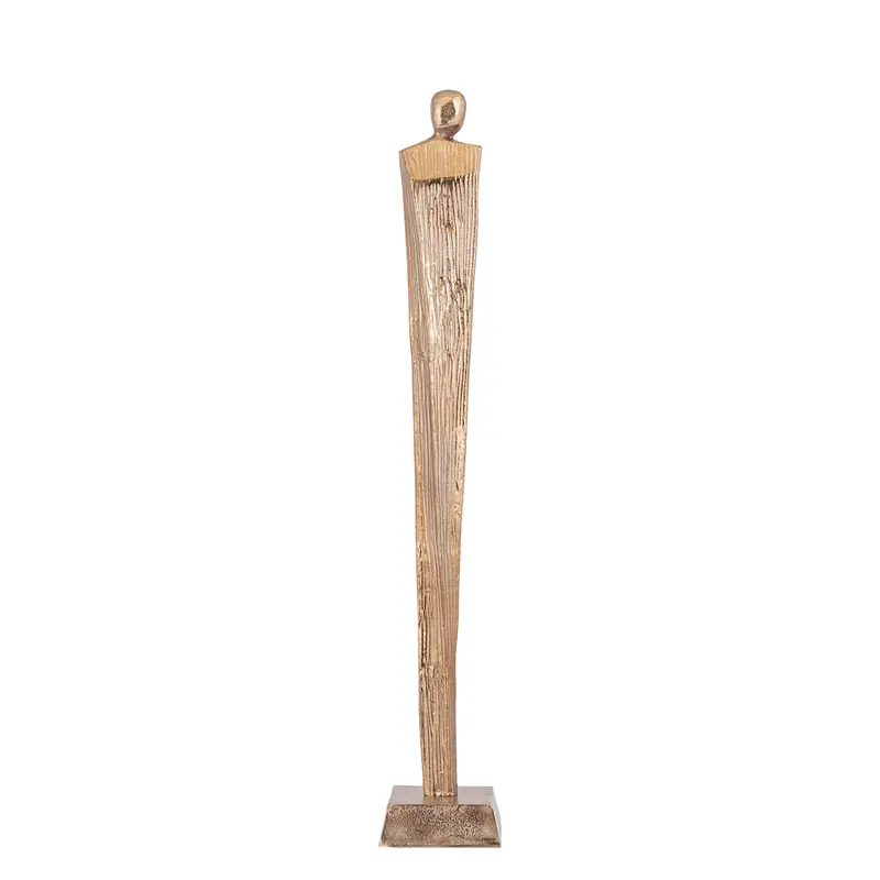 Symon BrownGold Alu Man Shape Statue L PTMD