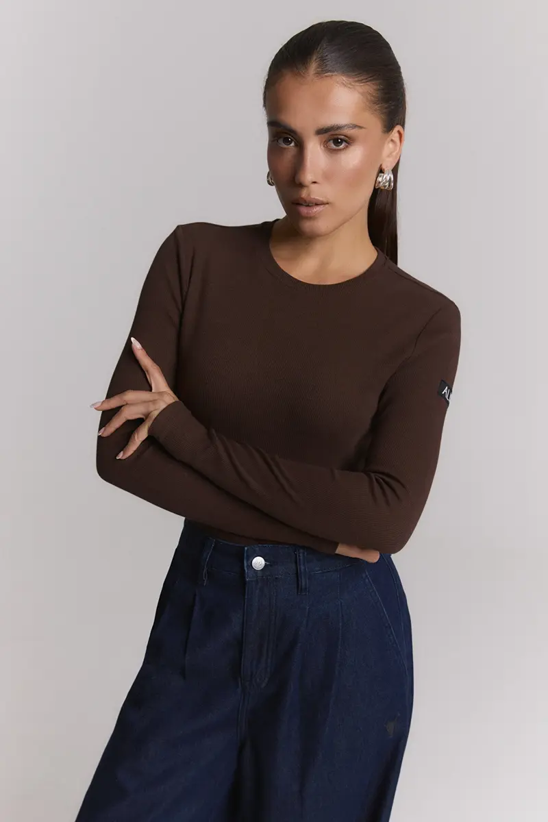 T-shirt Longsleeve rib