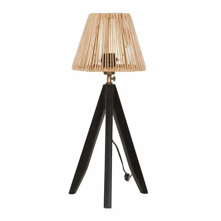 Tafellamp Montecristo Rotan Zwart MUST Living