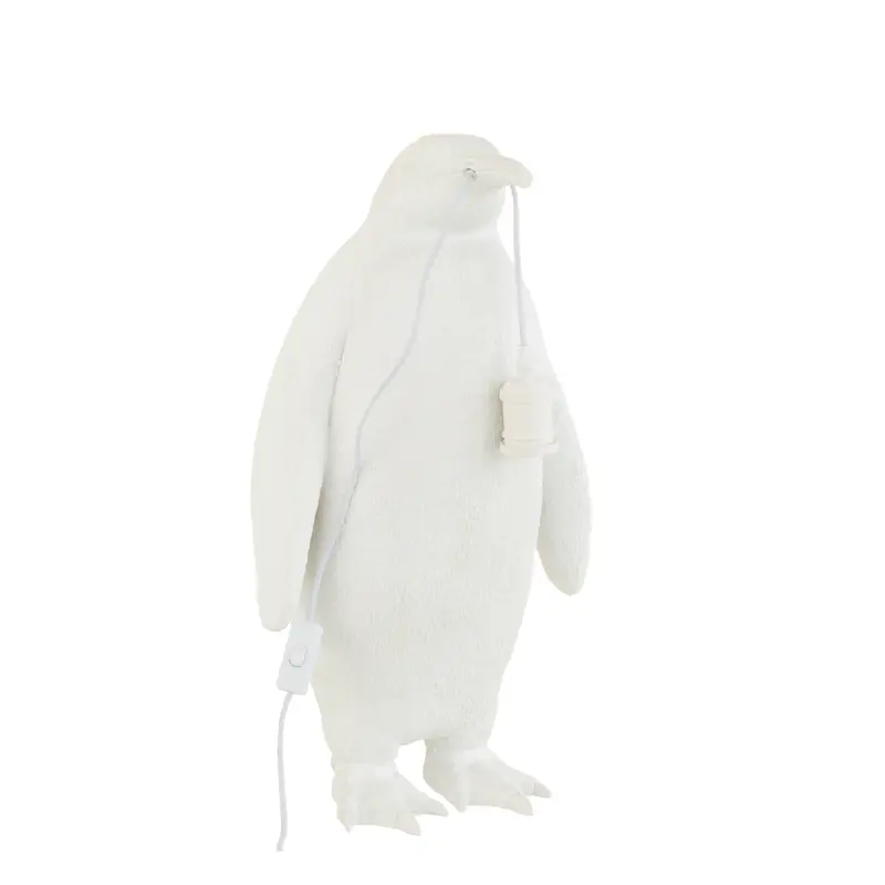 Tafellamp Pinguïn Resine Wit Large J-Line