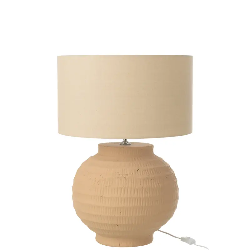 Tafellamp Terracotta Beige J-Line
