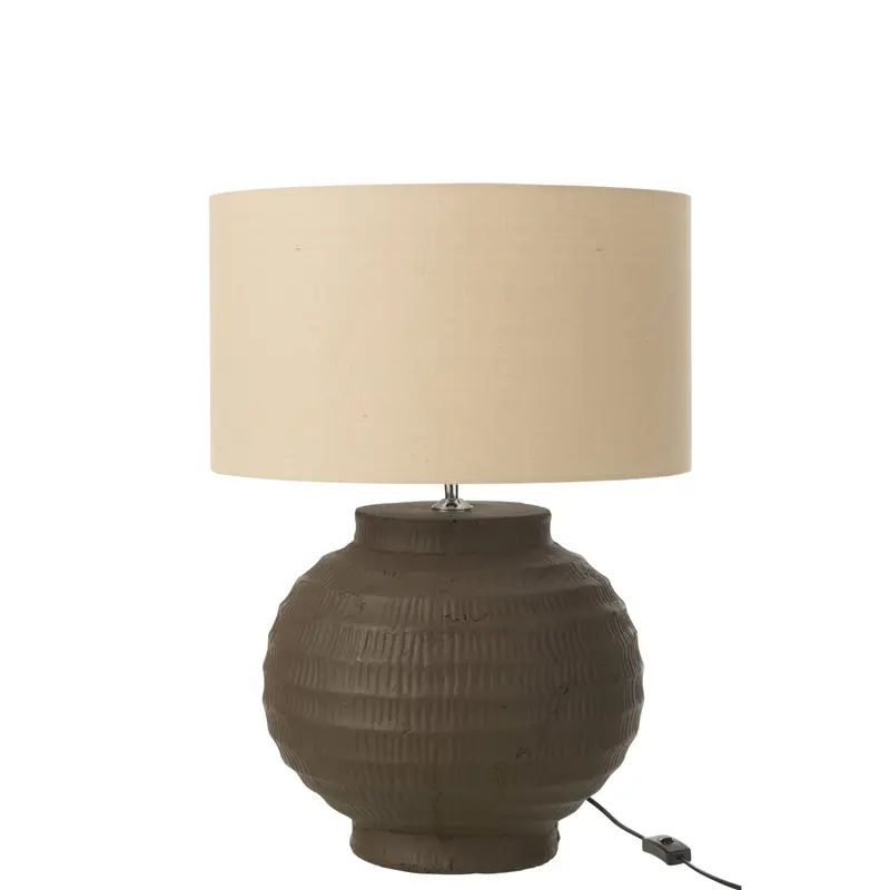 Tafellamp Terracotta Bruin J-Line