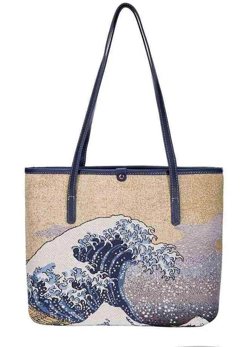 Tapestry Bags Hokusai Great Wave off Kanagawa Shoulder Bag