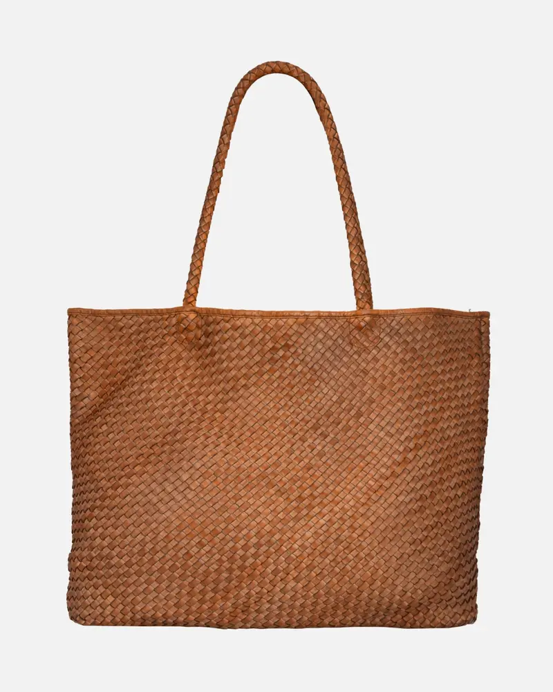 Taylor │ Gevlochten Leren Tote Bag
