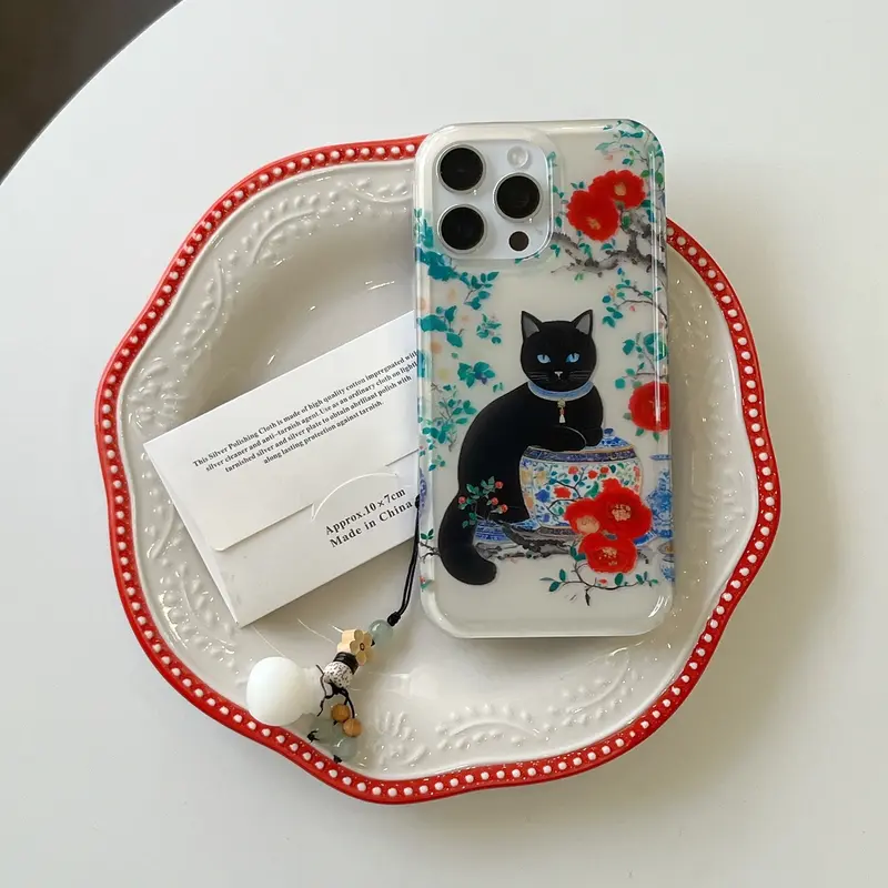 Teatime Cat iPhone Case