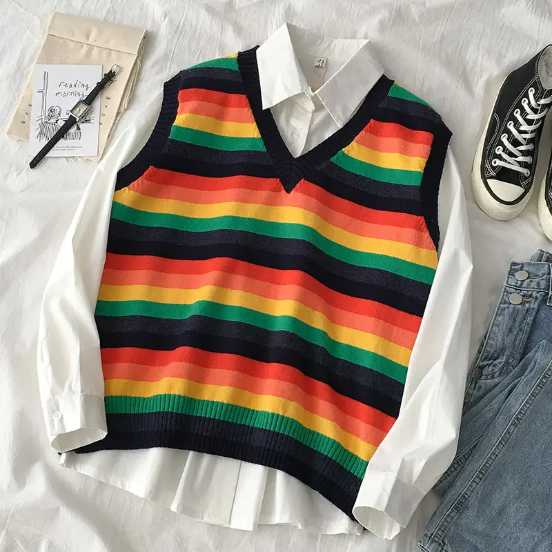 Technicolour Dream Knitted Vest