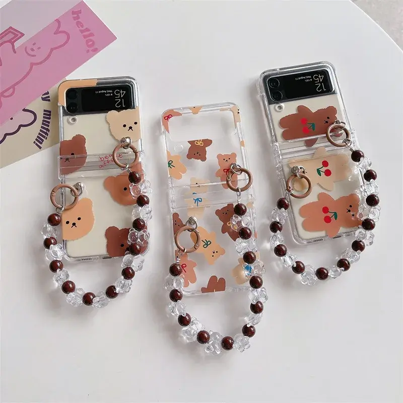 Teddy Bear Galaxy Z Flip Phone Case (3 Designs)