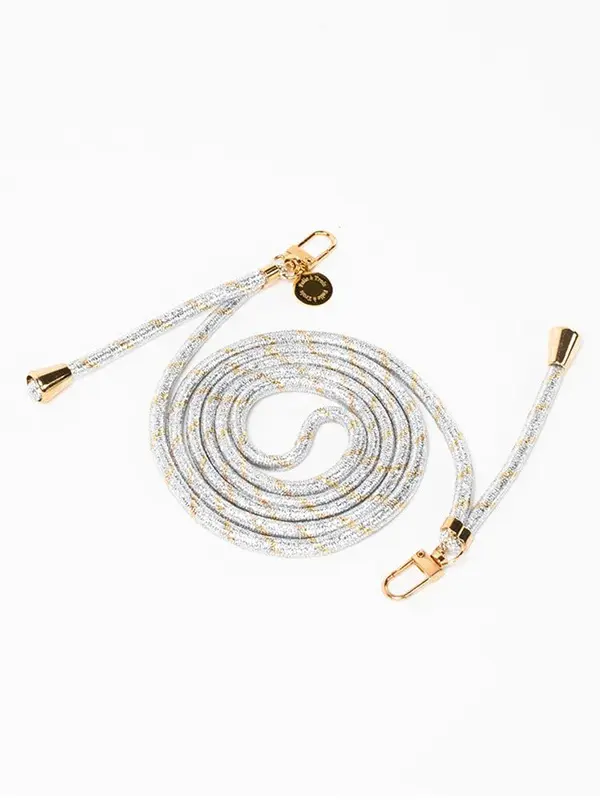 Telefoonkoord Zilver Goud lang