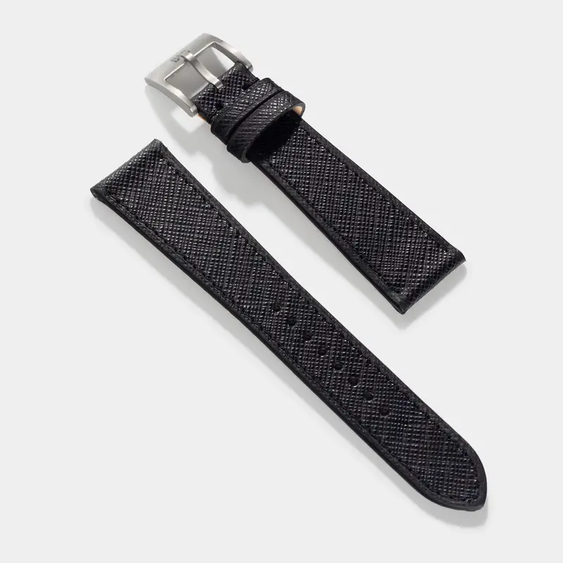 The Barcelona Saffiano Leather Watch Strap - Jubilee Edition