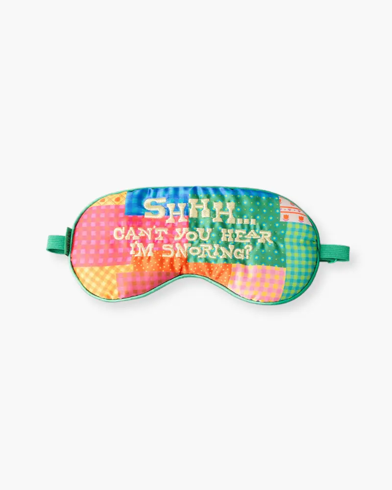 The Getaway Eye Mask - Plaid [PRE ORDER]