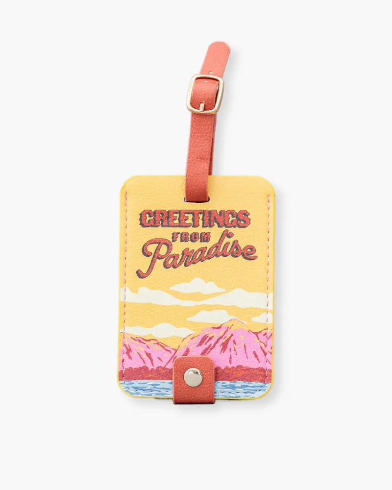 The Getaway Luggage Tag - Greetings From Paradise [PRE ORDER]