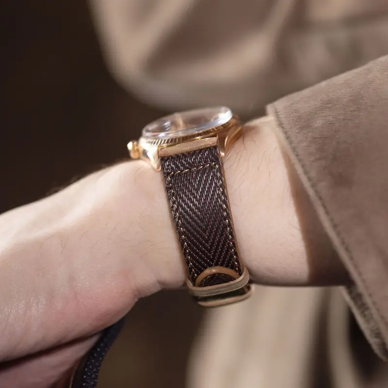 The Limited Edition ManhattanRollie Leather Watch Strap – Charity Edition