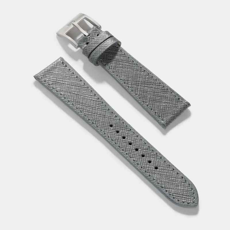 The Milano Saffiano Leather Watch Strap - Jubilee Edition