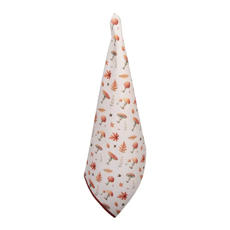 Theedoek Herfst beige 70x50cm