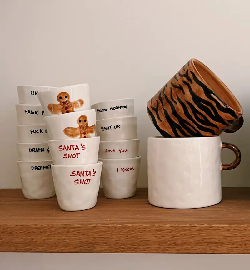 Tiger stripe mug