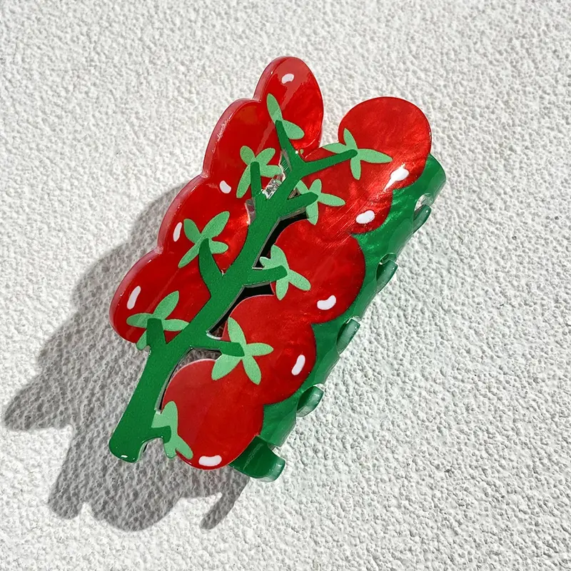 Tomato Bunch Hair Clip Claw