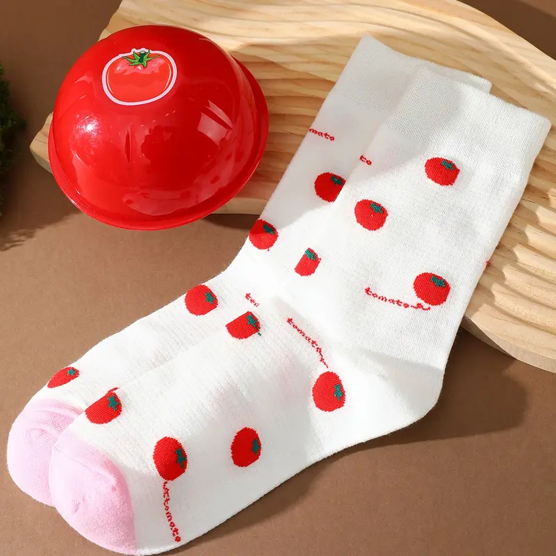 Tomato Crew Socks Gift Box