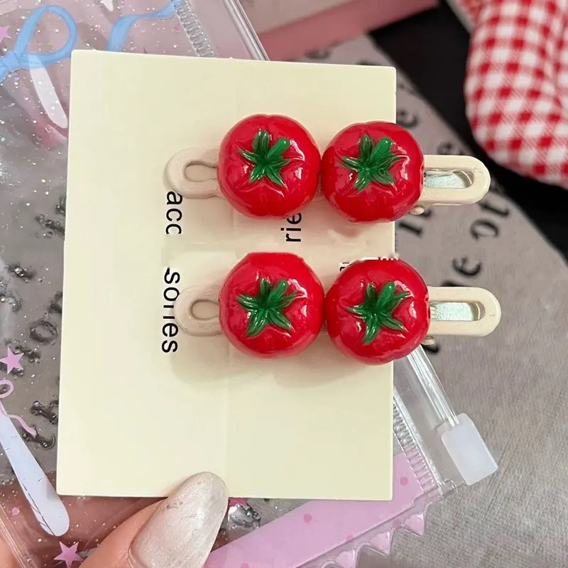 Tomato Hair Clip