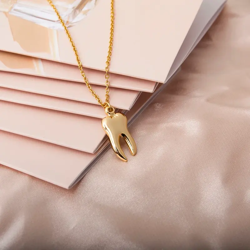 Tooth Charm Necklace (2 Colours)