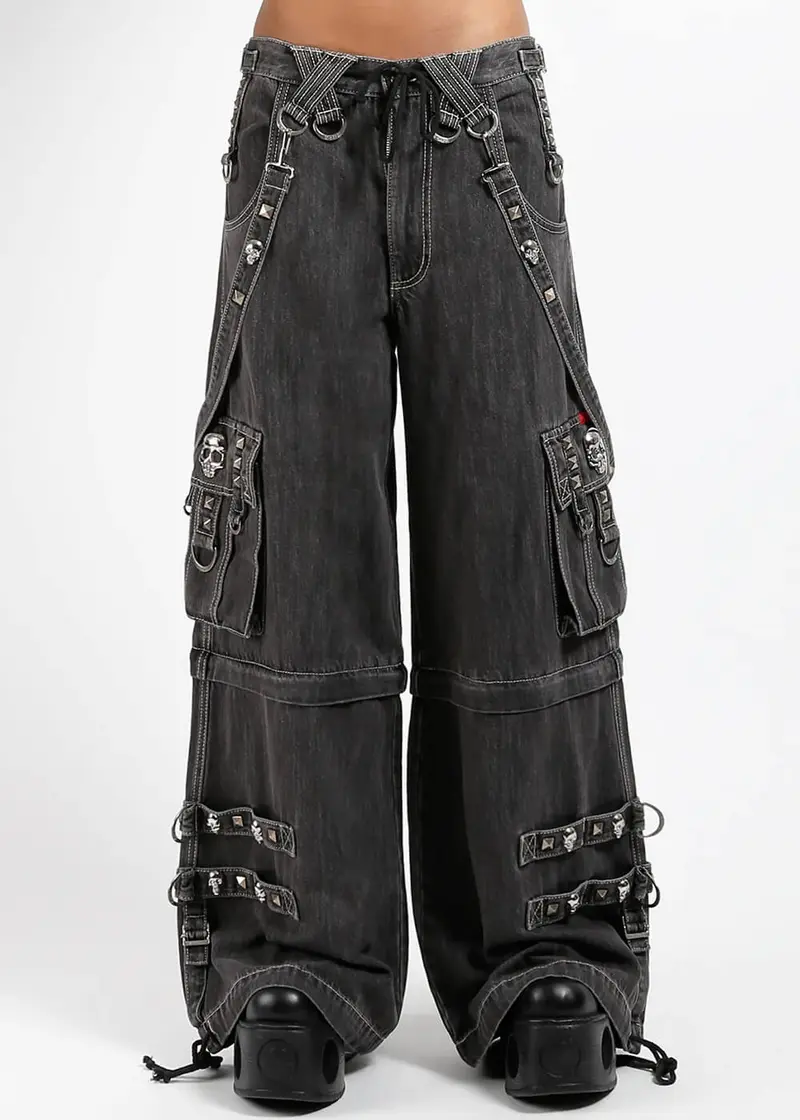 Tripp NYC Crypt Denim Pants Black
