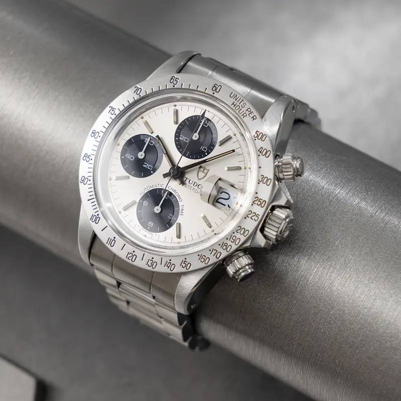 Tudor Big Block Ecole d'Horlogie de Genève “School watch” Silver Dial Ref 94300