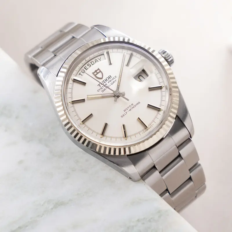 Tudor Prince Jumbo Date and Day 7019/4 Silver Dial