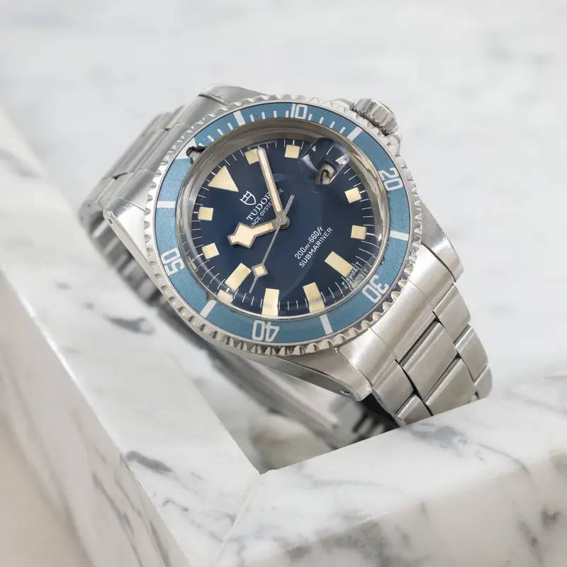 Tudor Submariner Date Blue Snowflake dial ref 9411/0
