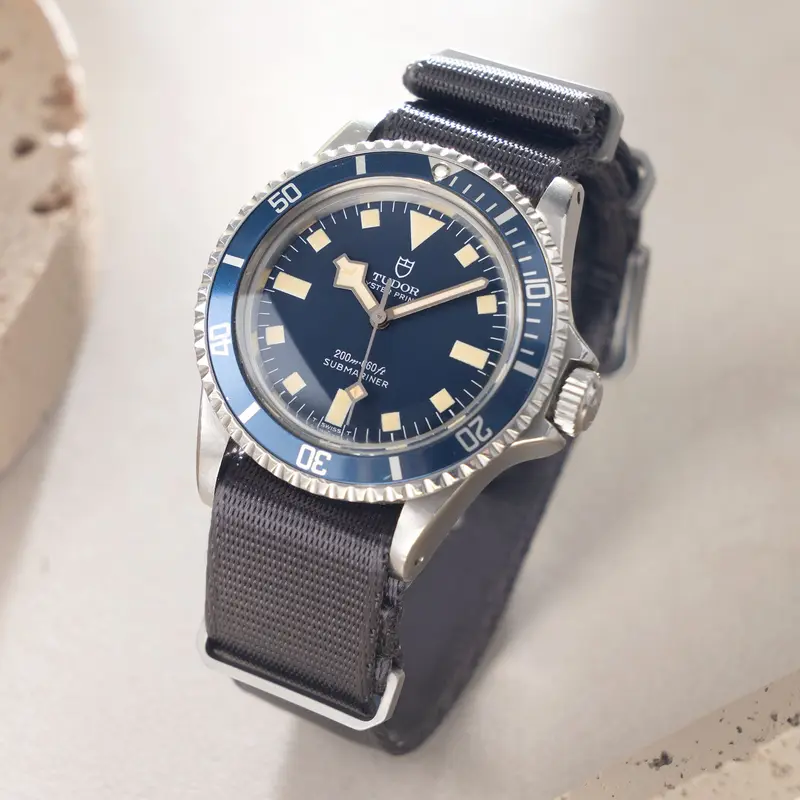 Tudor Submariner MN 76 Snowflake Blue Dial Marine Nationale ref. 9401/0